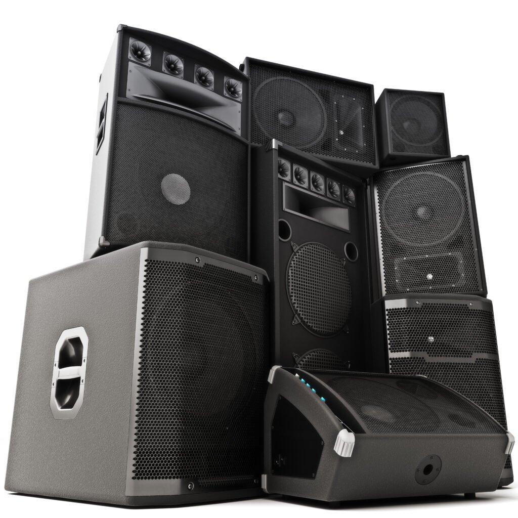Speaker Rental In Dubai | sound equipment rental | DXB Audio Visual