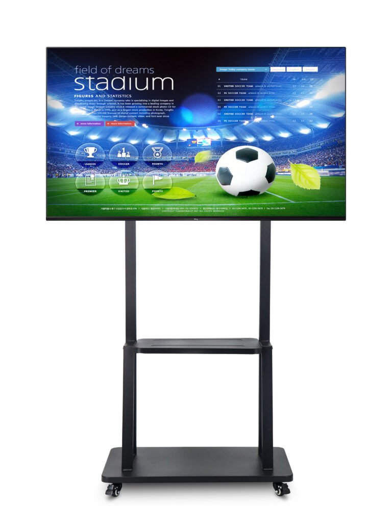 tv screen with trolly